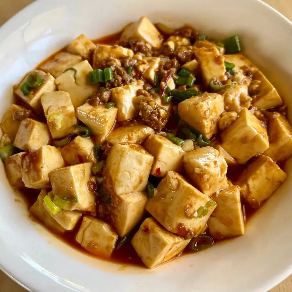 Mapo Tofu with or Without Pork 麻婆豆腐